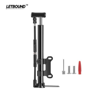 Mini Portable Air Pump Household High-pressure Tire Pump with Air Pressure Gauge for Bicycle and Basketball