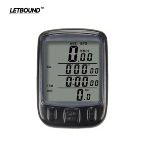 Bicycle Computer Mountain Bike Speedometer Large Screen LED Odometer
