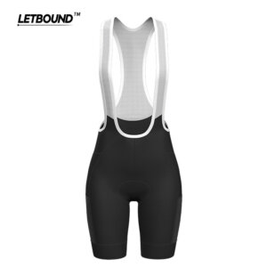 Women’s Cycling Bibs Padded Bike Shorts Womens Bicycle Shorts with Padding 4D Biking Pants with Mesh Pockets