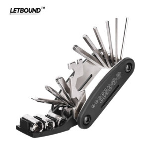 Multi-Functional Bicycle Repair Tool Kit 16-in-1 Combination Folding Wrench Tool Bike Tire Repair Wrench